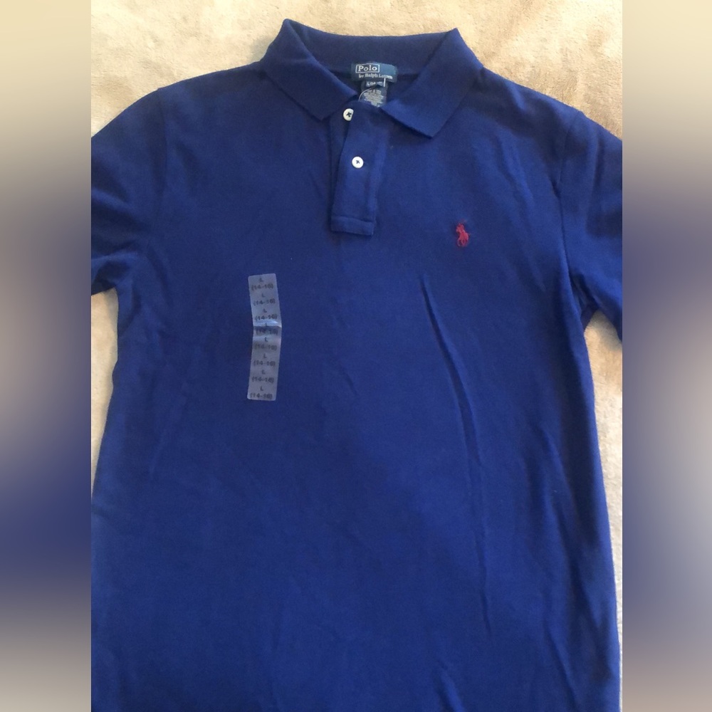 Navy Blue boys Polo